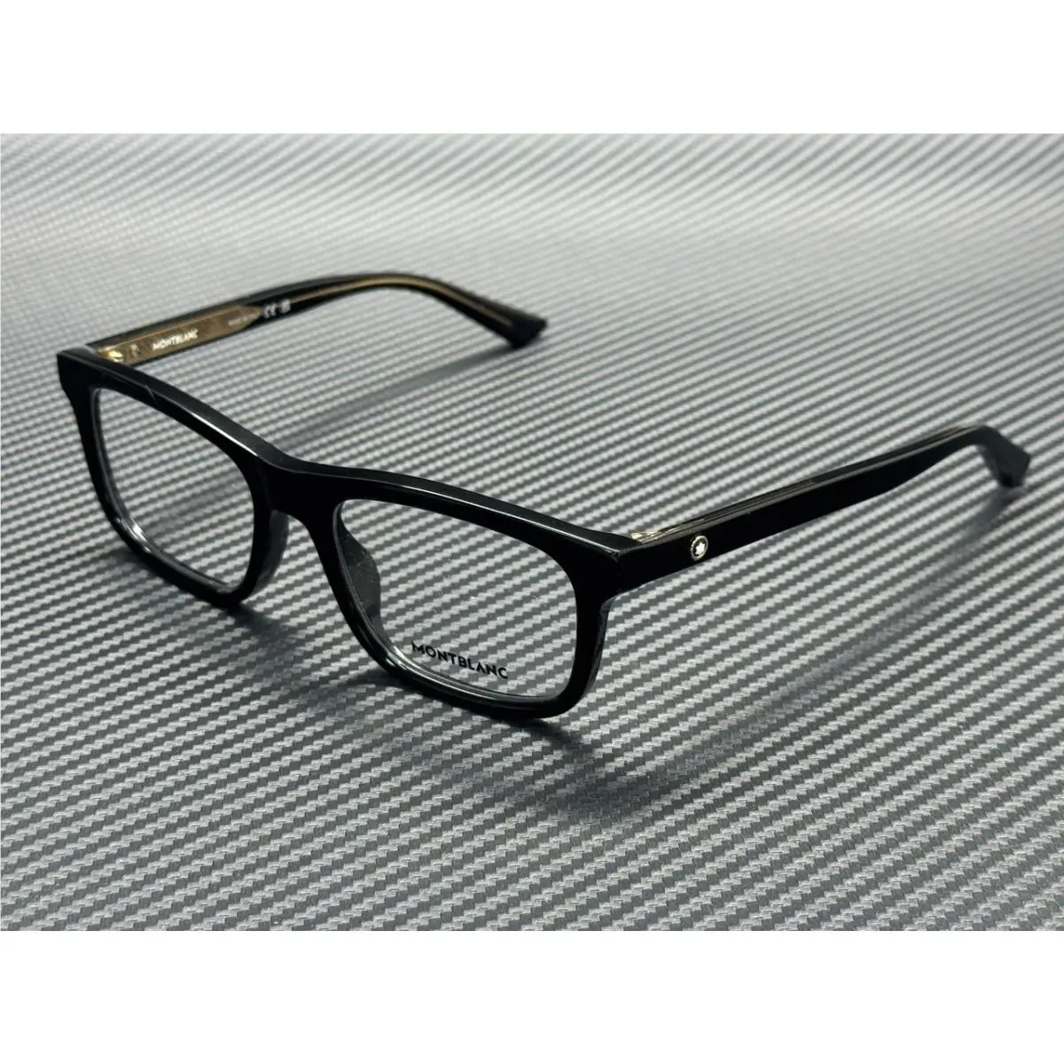 Montblanc Mont Blanc MB0457O 006 Black Men`s Medium 57 mm Eyeglasses