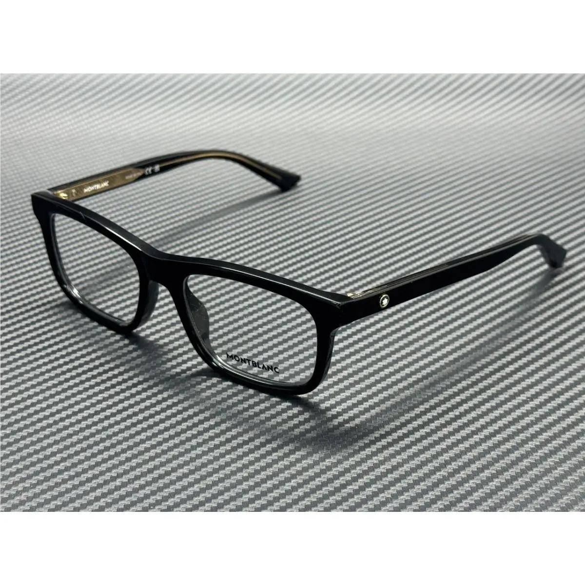 Montblanc Mont Blanc MB0457O 001 Black Men`s Medium 54 mm Eyeglasses