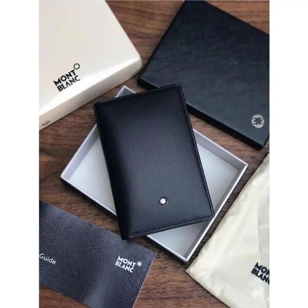 Montblanc Meisterstück Black Leather Card Holder Wallet