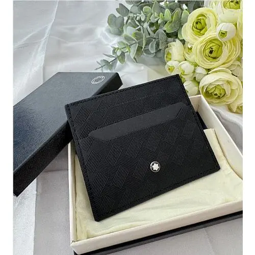 Montblanc Meisterstuck 6CC Black Leather Card Holder Full Box 2026 Pre Order