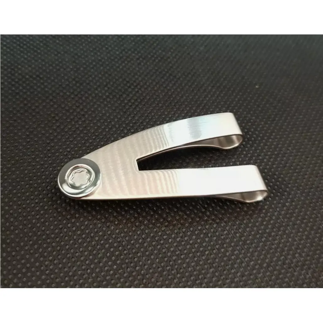 Montblanc Urban Walker Money Clip For Men Stainless Steel Luxury Accessory