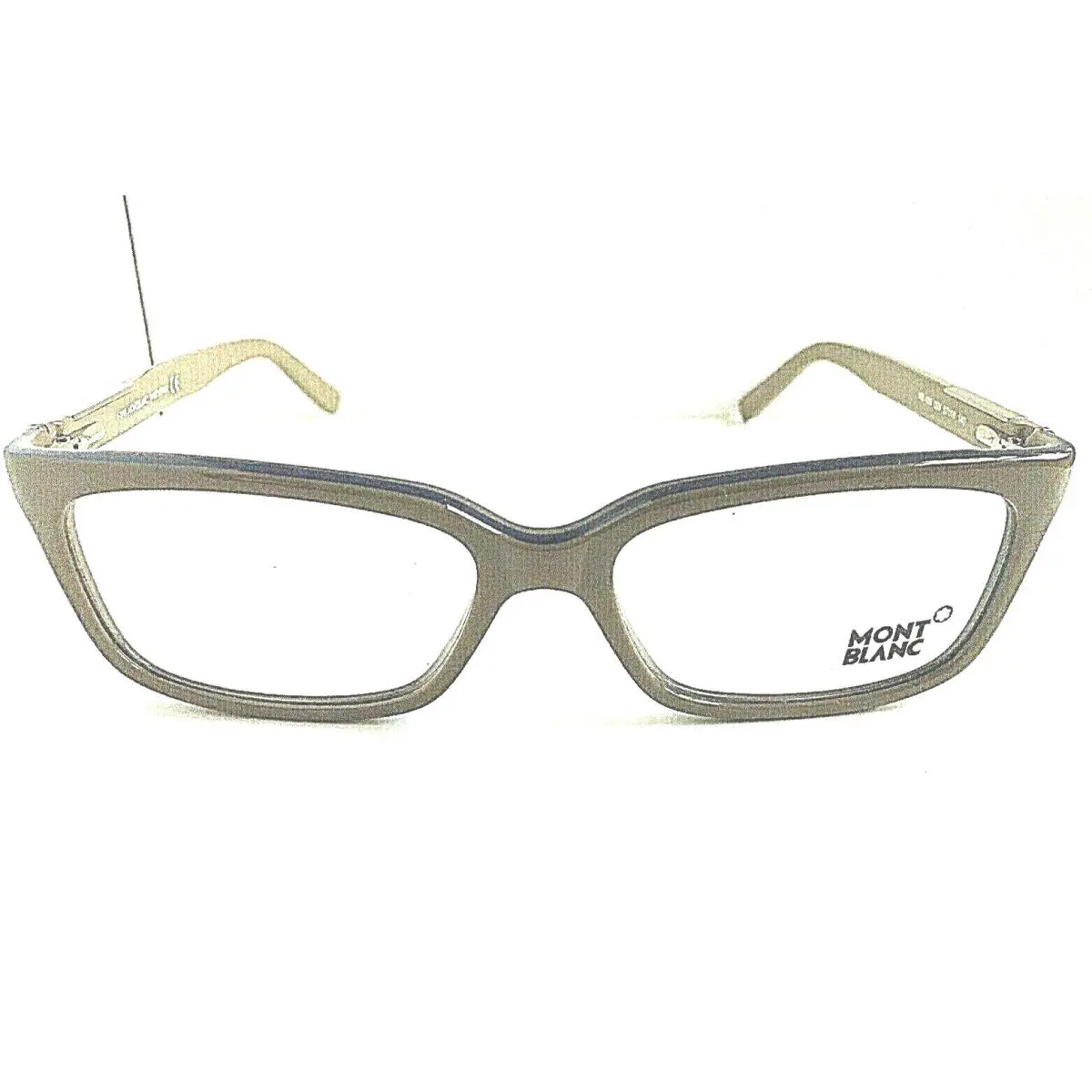 Montblanc MB42959 57mm Beige Men`s Eyeglasses Frame Italy