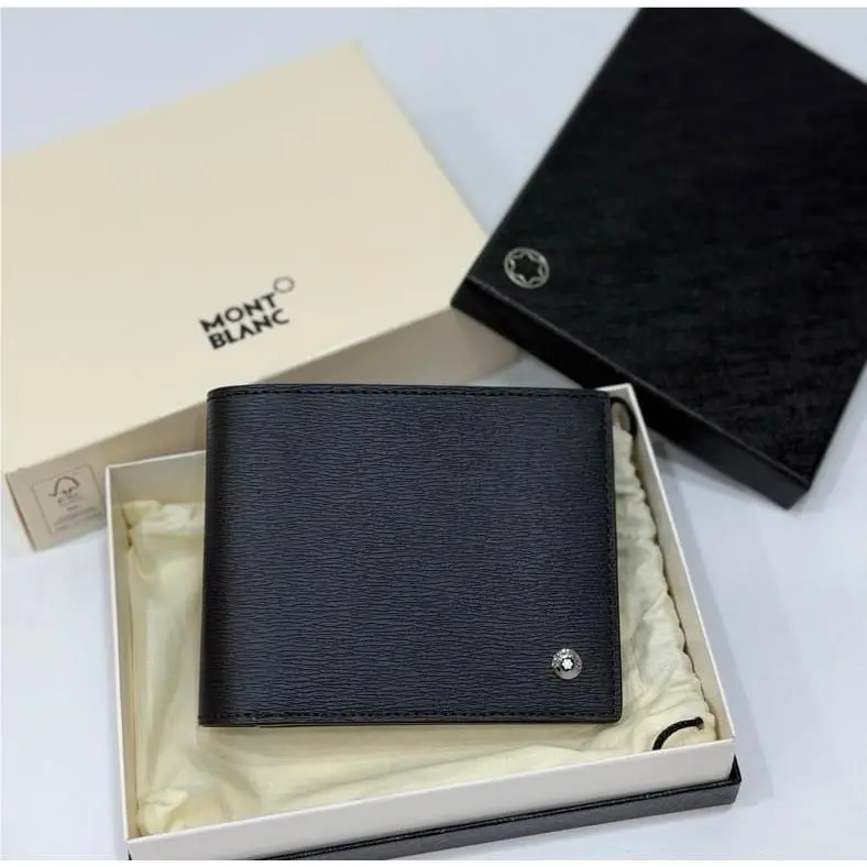 Montblanc Meisterstück Black Leather Bifold Wallet Men’s