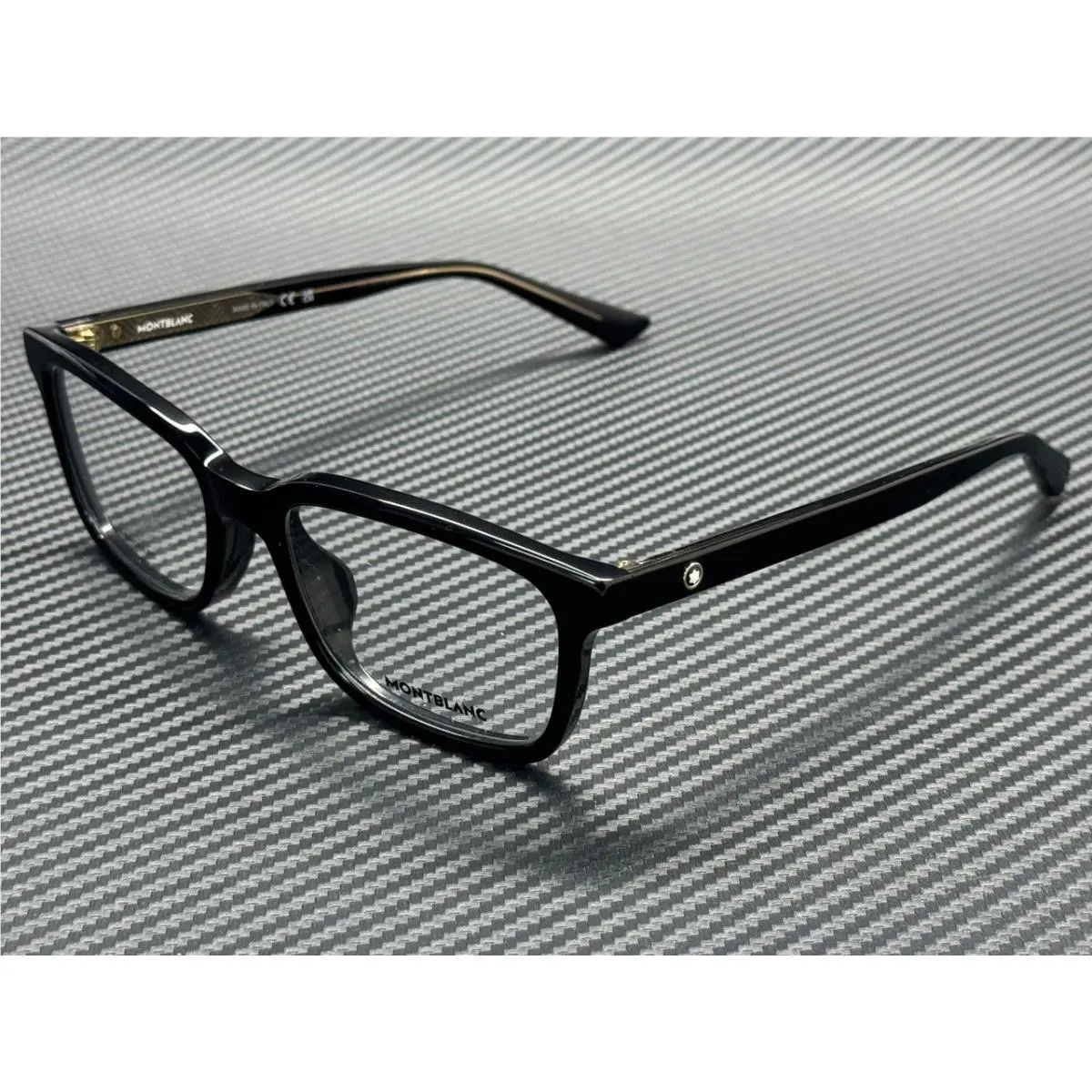 Montblanc Mont Blanc MB0458OL 001 Black Men`s Extra Large 55 mm Eyeglasses
