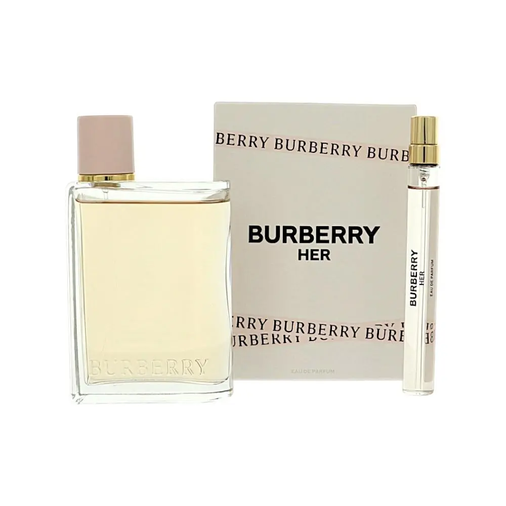 Burberry Her 2 Piece Gift Set with 3.3 Oz by Burberry For Women
