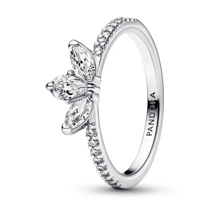 Pandora Sparkling Herbarium Cluster Ring 192392C01-48