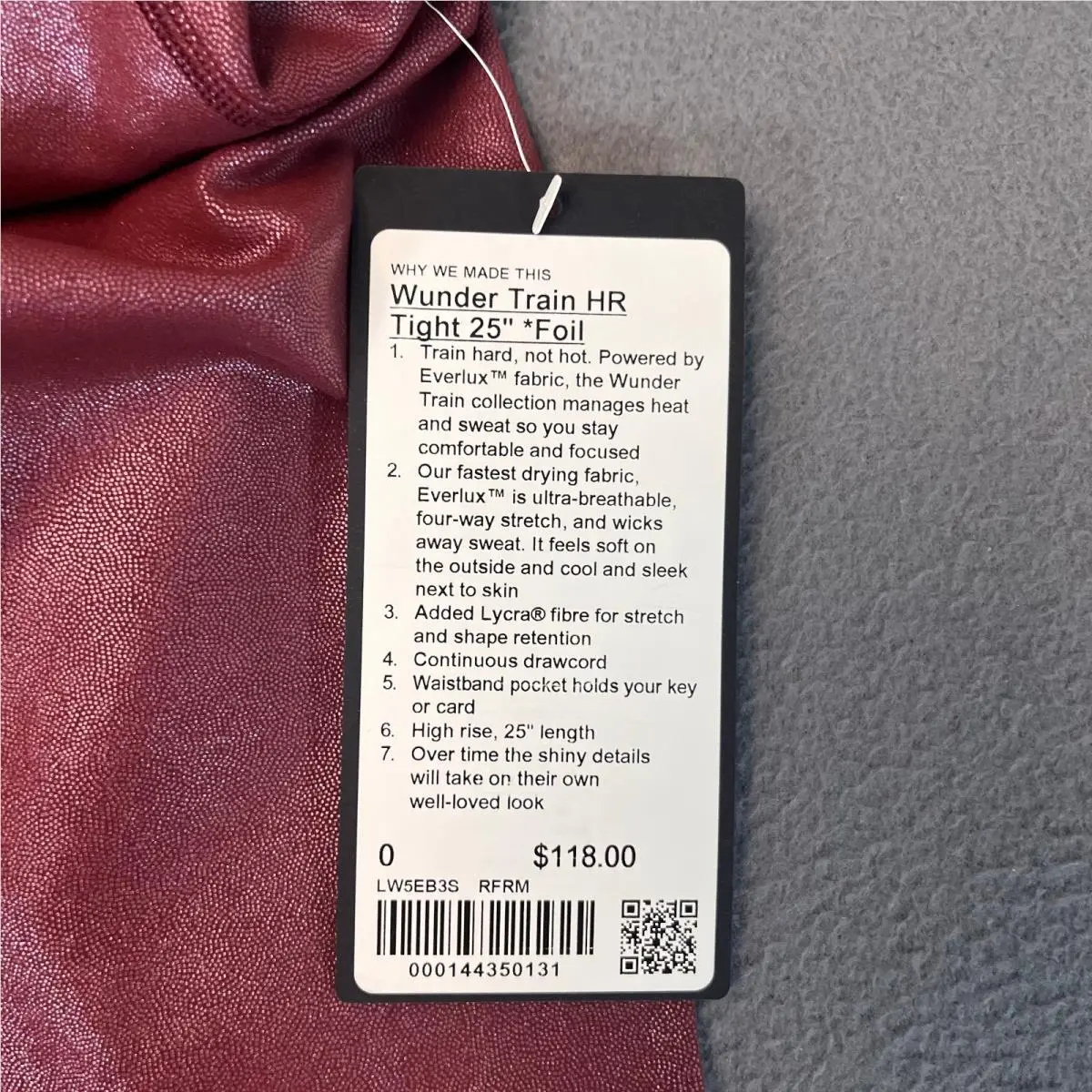 Lululemon clothing - Red 2