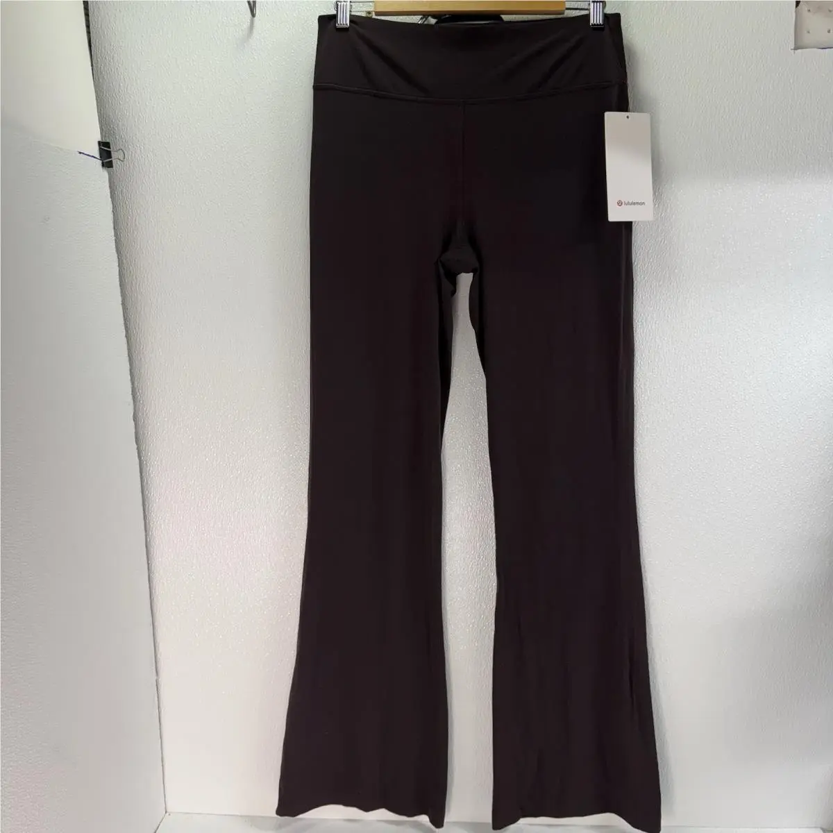 Lululemon Groove Nulu High Rise HR Flared Pant Regular 33” / Size 12 Brown