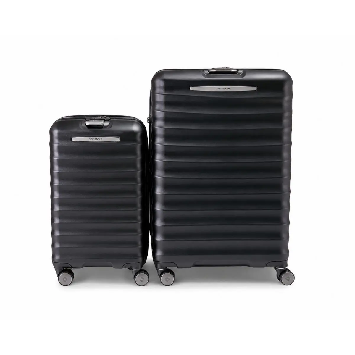 Ridgeway II 2-Piece Hardside Spinner Luggage Set Black Tsa by Samsonite
