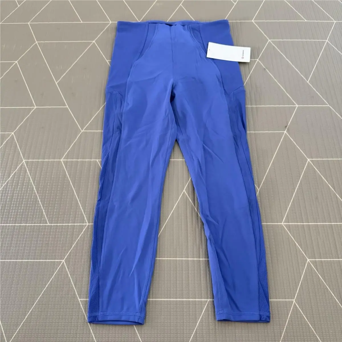 Lululemon Everlux Mesh Super HR Training Tight 25 Sz 12 Wild Indigo LW5EWMS