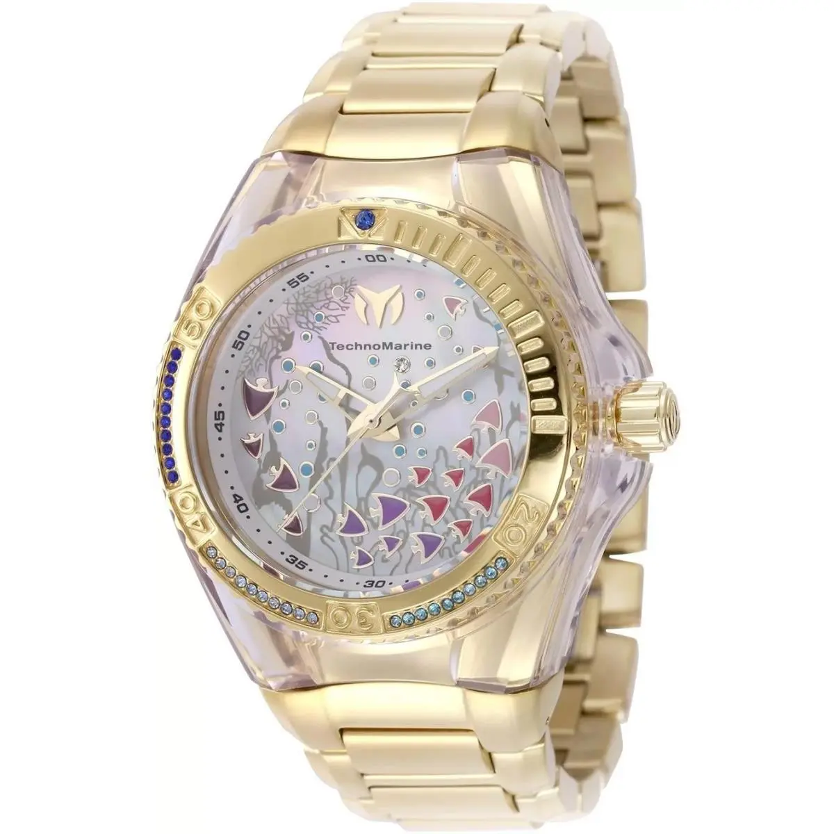 Technomarine TM-125006 Quartz Watch White Dial Stainless Steel 40mm Lady by TechnoMarine