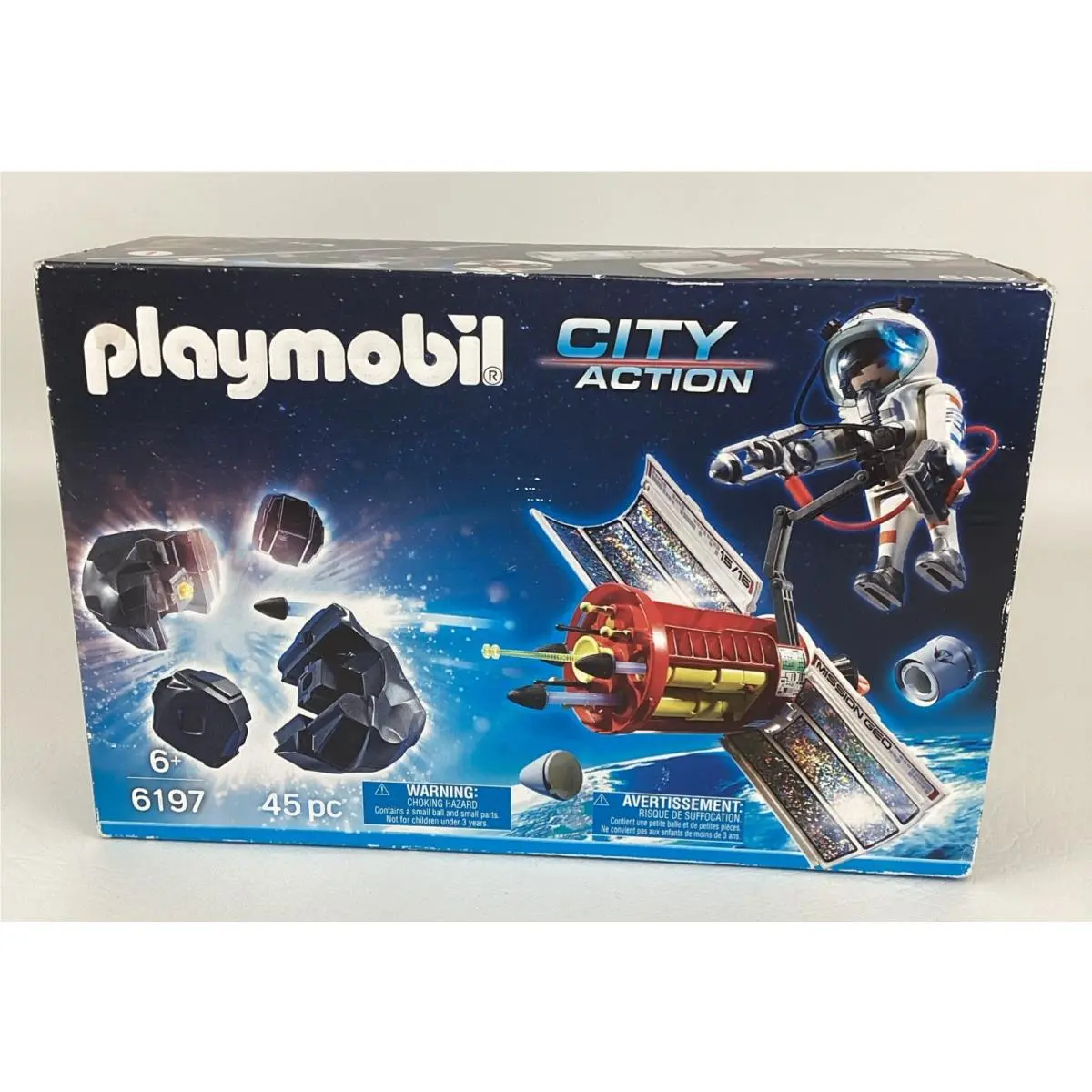 Playmobil City Action 6197 Satellite Meteoroid Laser Building Set Astronaut 2014
