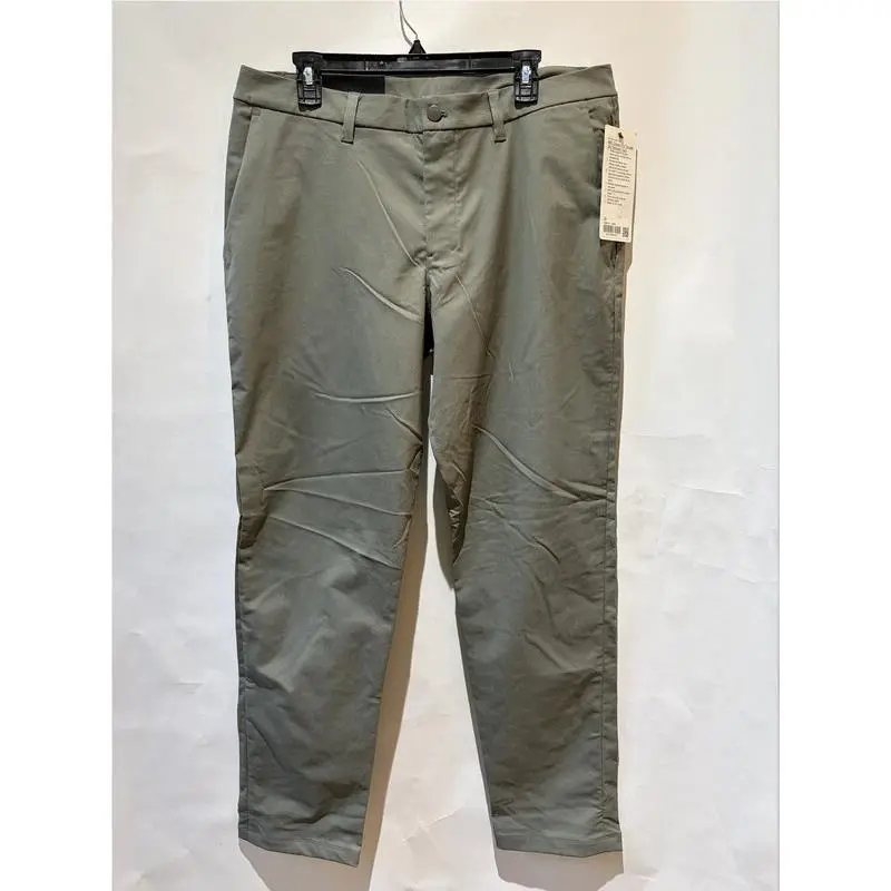 Lululemon Men`s Abc Classic-fit Trouser Smooth Twill 35 X 34L LM5B11S Sage Gree