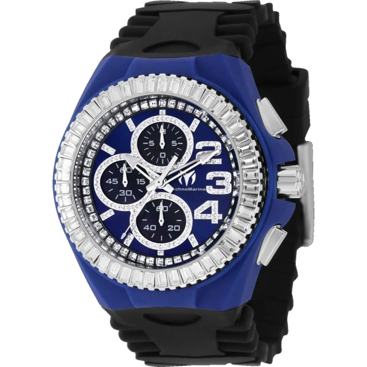 Technomarine Women`s Watch Cruise Jellyfish Chronograph Black Strap TM-121182