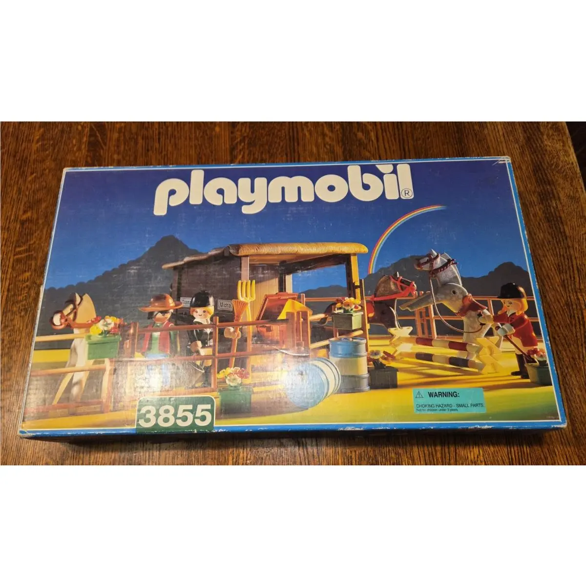 Playmobil 3855 Horse Riding Stables Champions Area - w/ Some Box Wear
