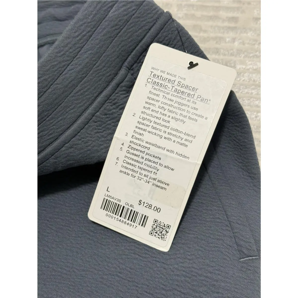 Lululemon clothing - Lululemon Textured Spacer - Textured Spacer - Blue 4