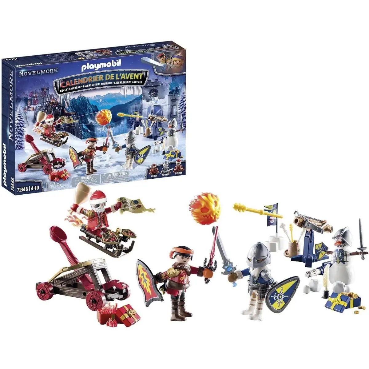 Playmobil Advent Calendar Novelmore Battle in The Snow Toy Set