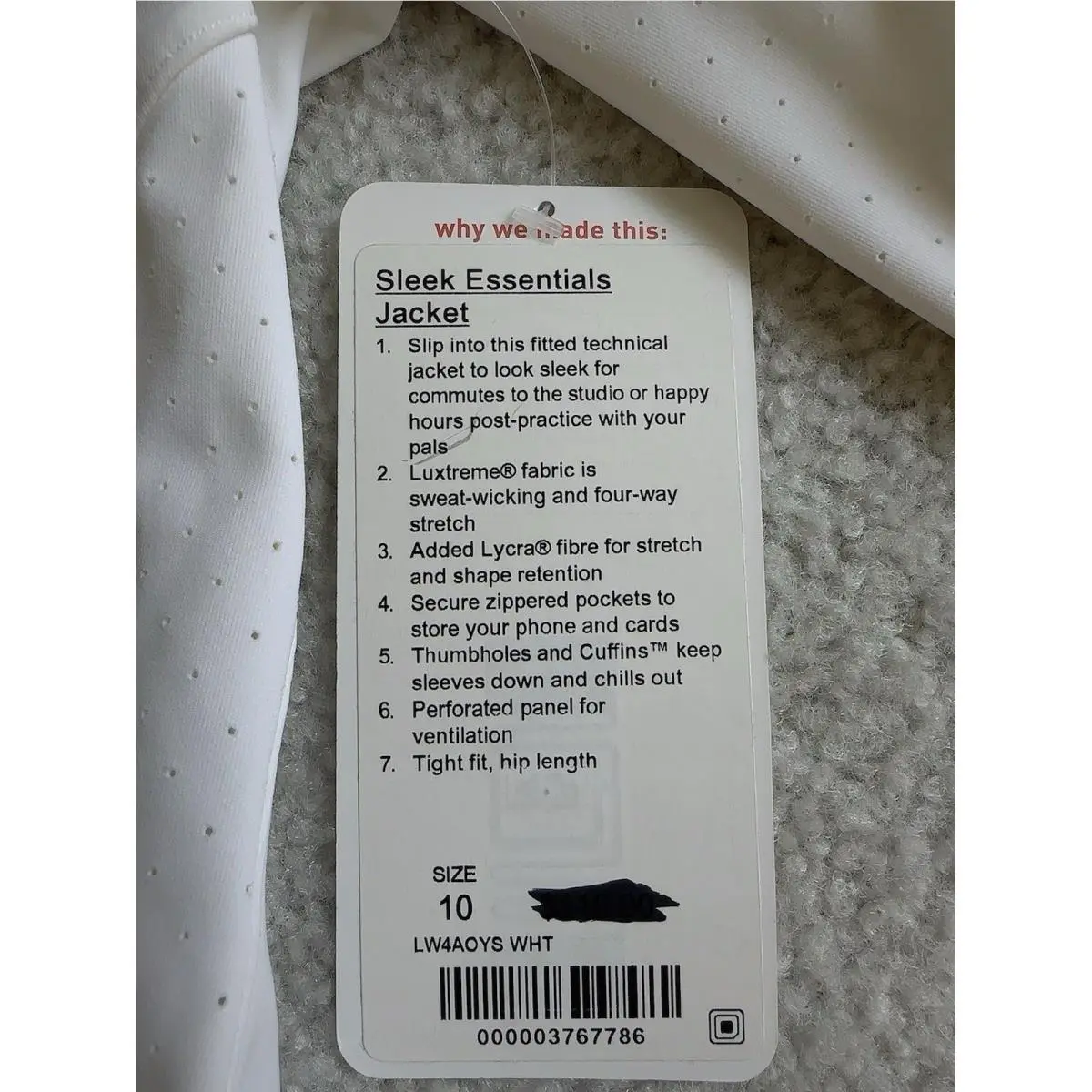 Lululemon clothing - White 1