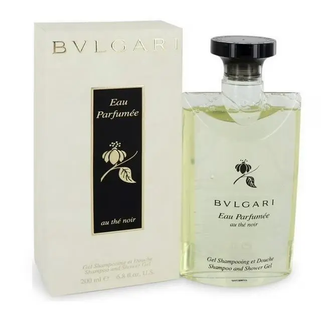Bvlgari Eau Parfumee Au The Noir Shampoo Shower Gel 6.8 oz 200ml