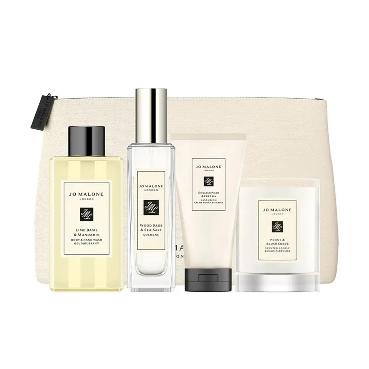 Jo Malone Fresh Spirited Little Luxuries Collection 4 Pieces Travel Kit