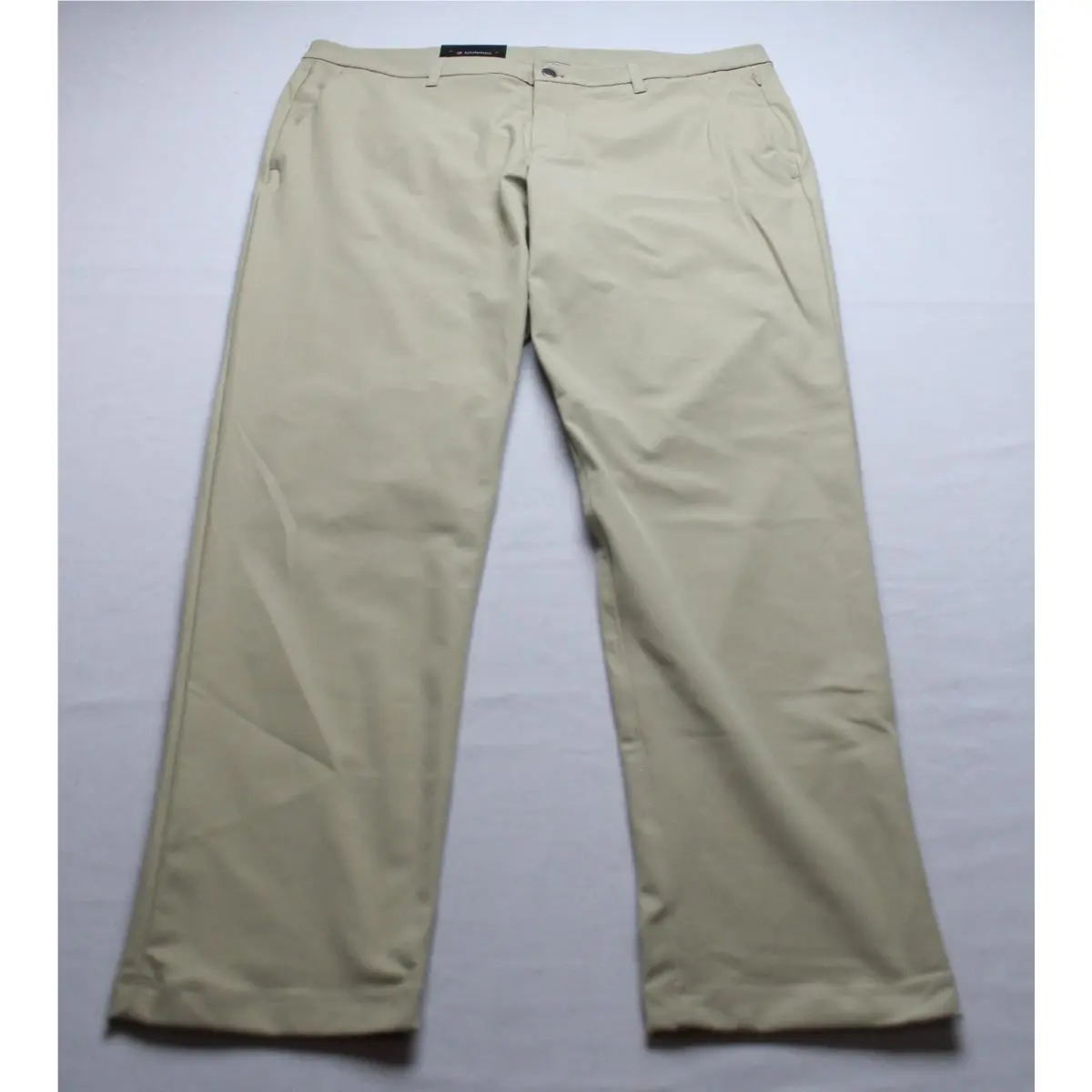 Lululemon Men`s Abc Slim-fit Warpstreme Trouser AR8 Khaki Size 42 in x32