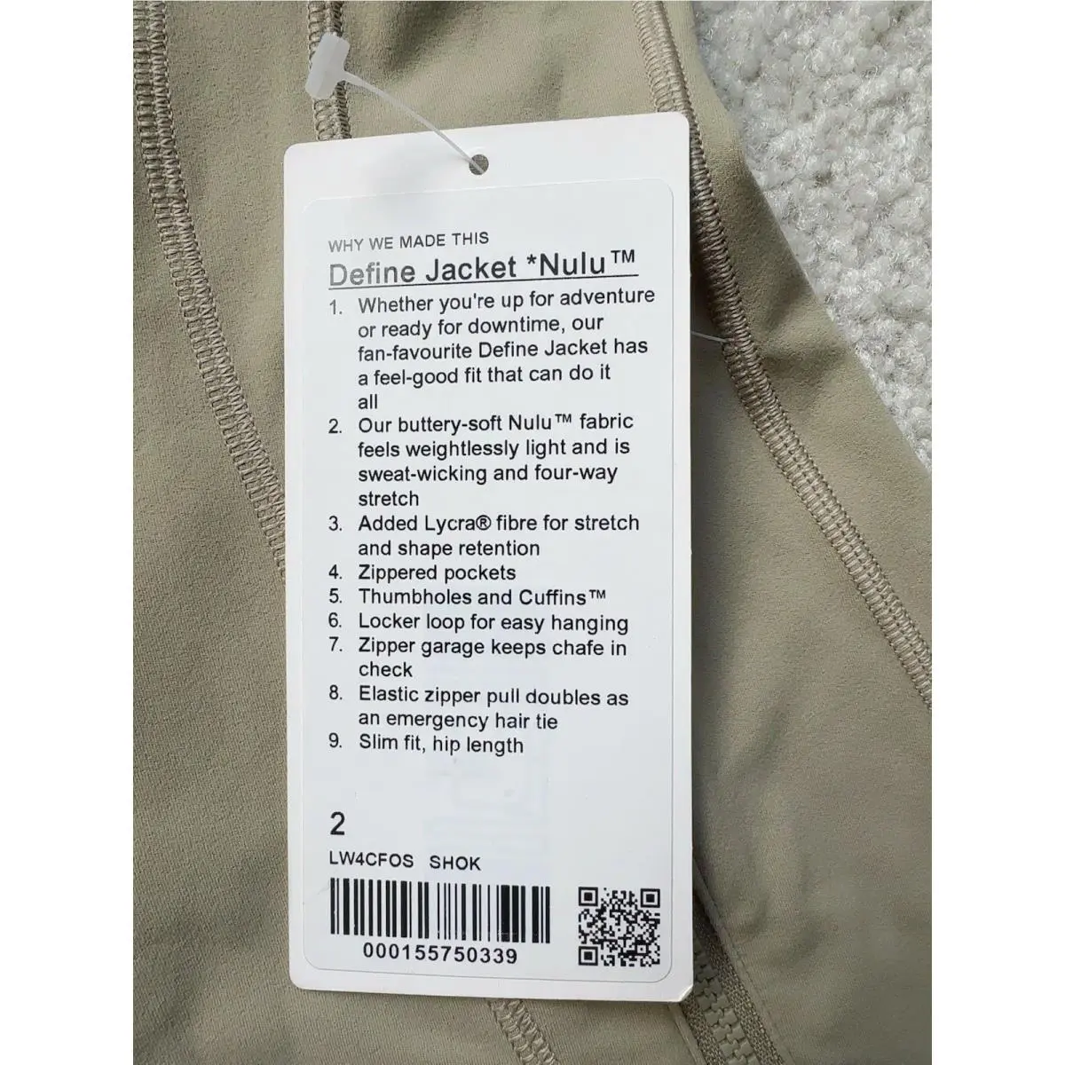 Lululemon clothing - Green 1