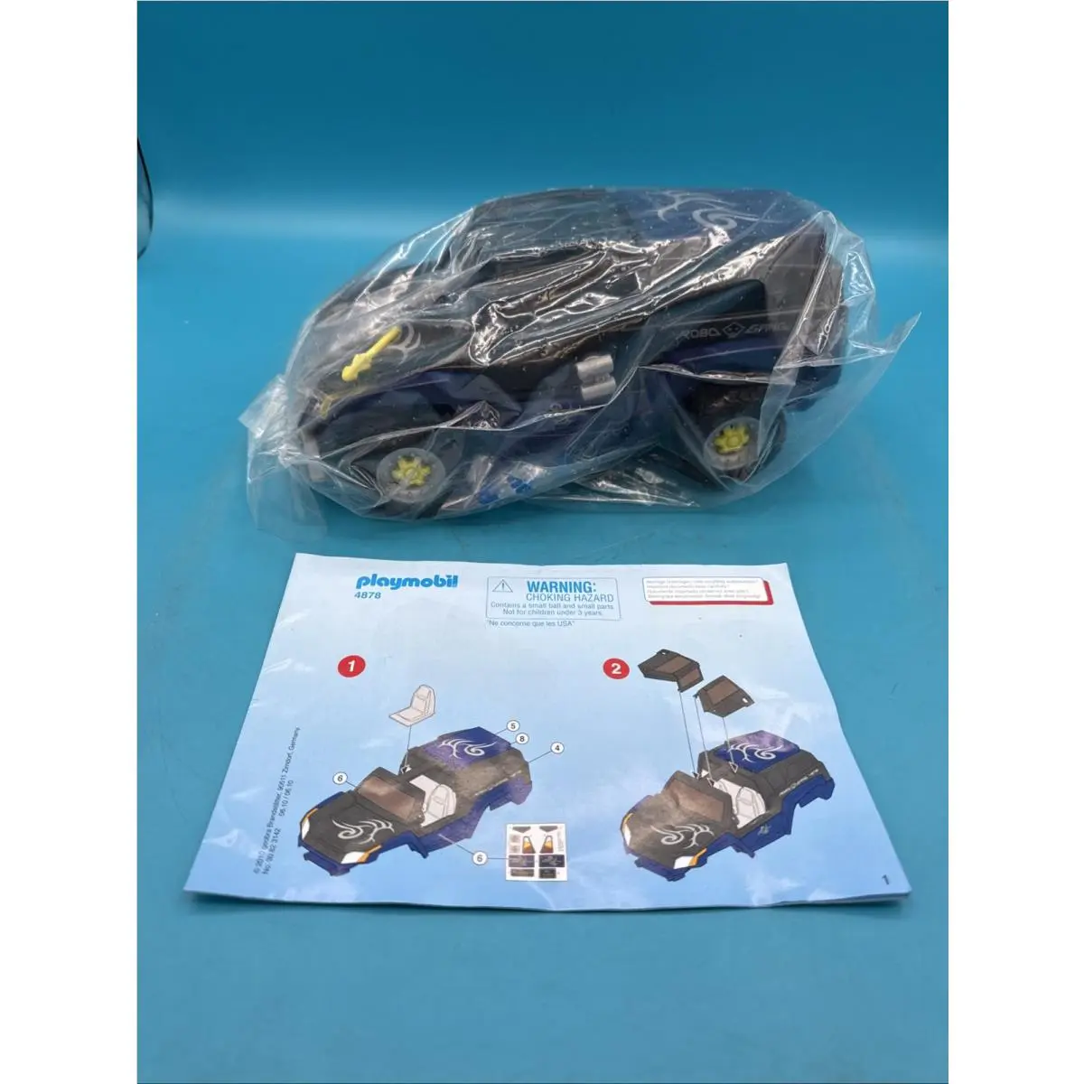 Playmobil Top Agents Robo Gang 4878 Jeep Car Retired In Bag