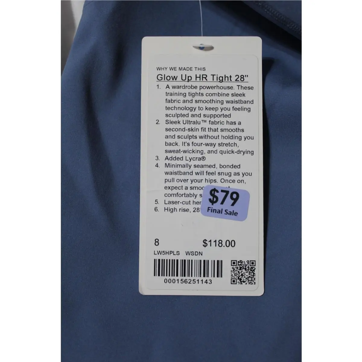Lululemon clothing - Blue 1