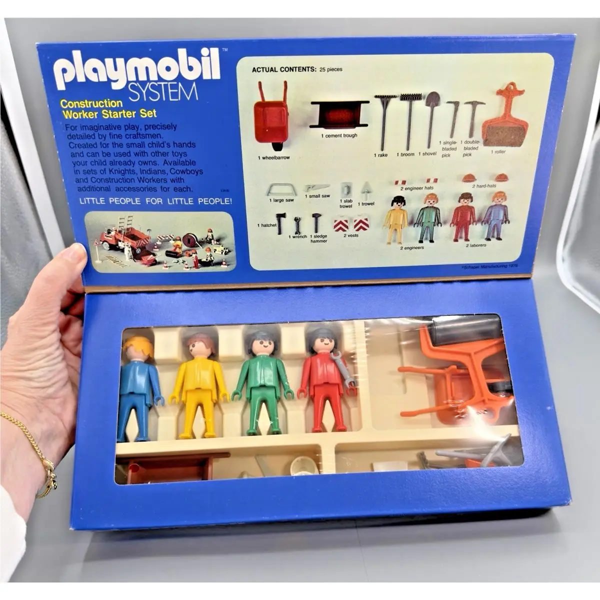 Nos 1976 Playmobil System Construction Set Schaper Catalog 016 Vintage