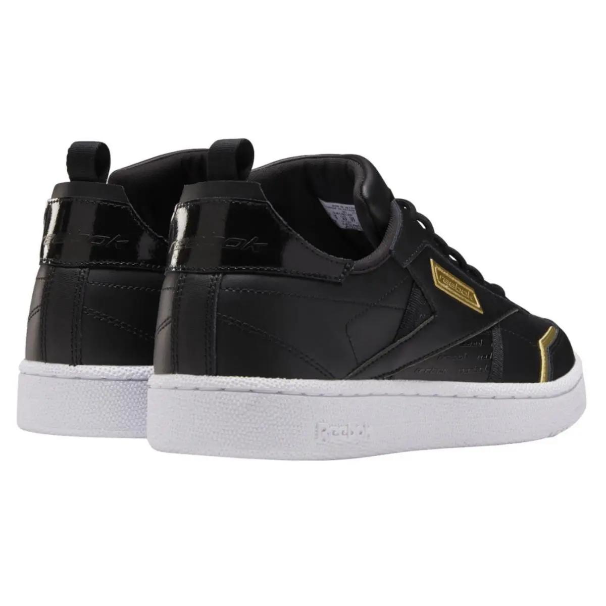 Reebok shoes - Reebok Club - Club - Black / White / Gold 11