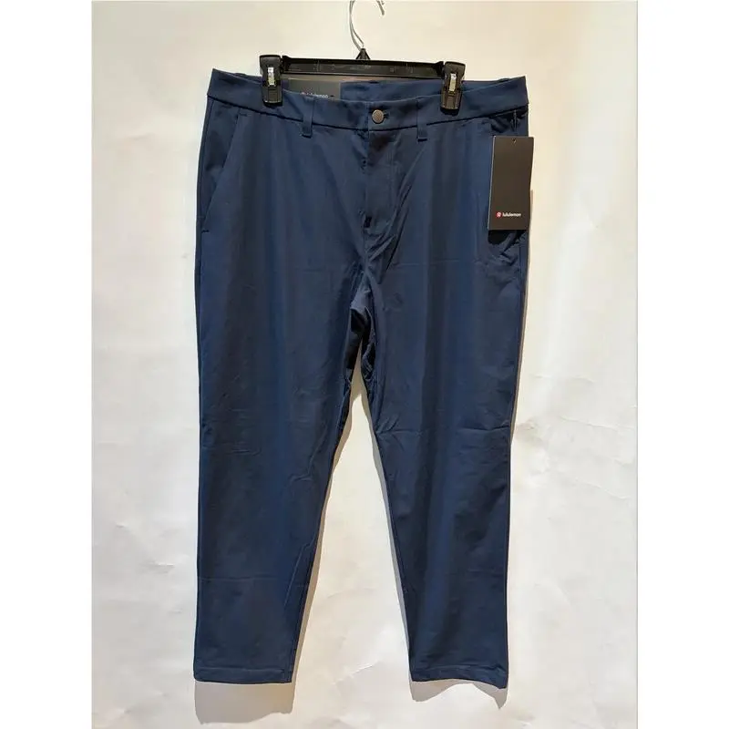 Lululemon Men`s Abs Classic-fit Trouser Warpstreme 34 X 30 LM5A05AS Trnv Navy