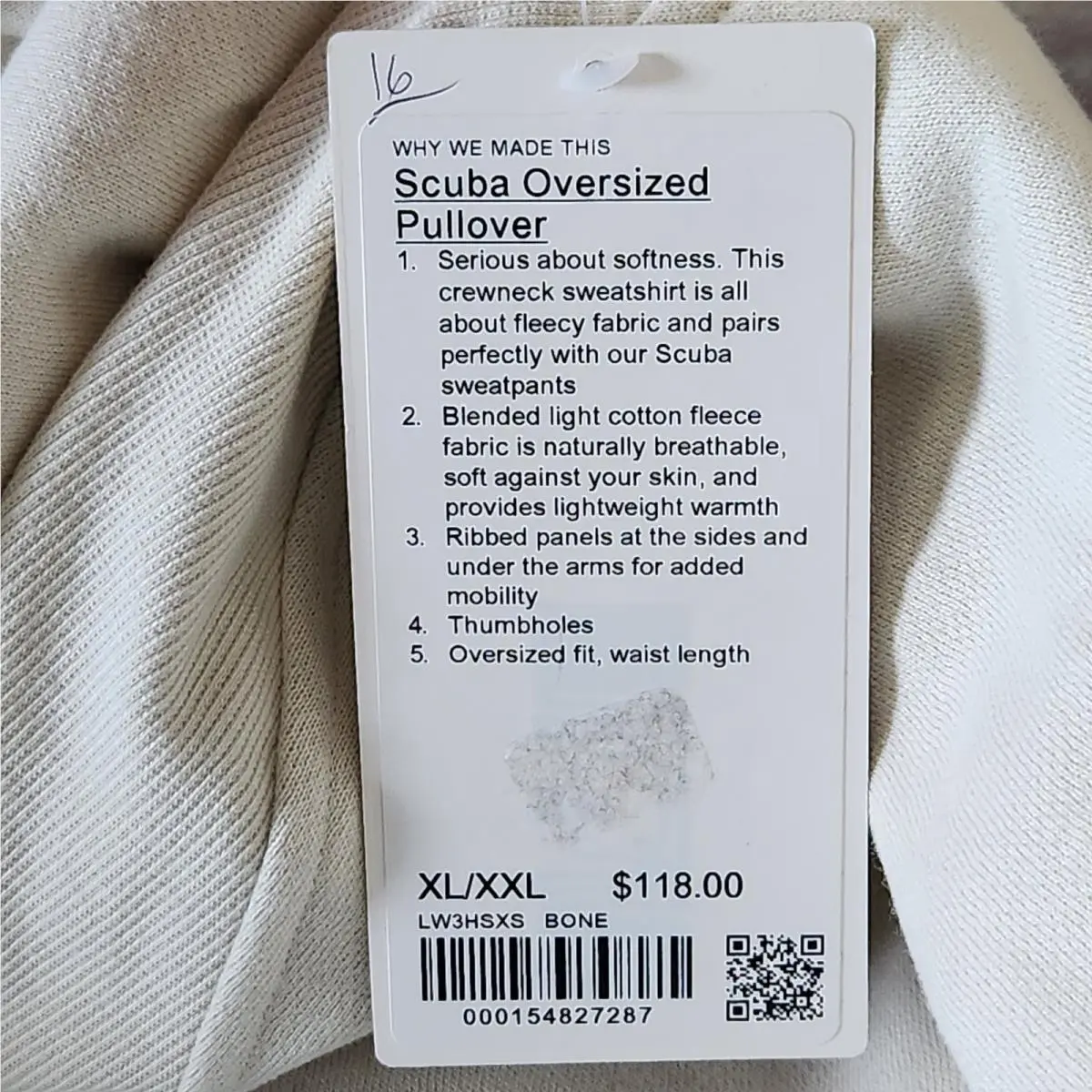 Lululemon clothing - Ivory 1