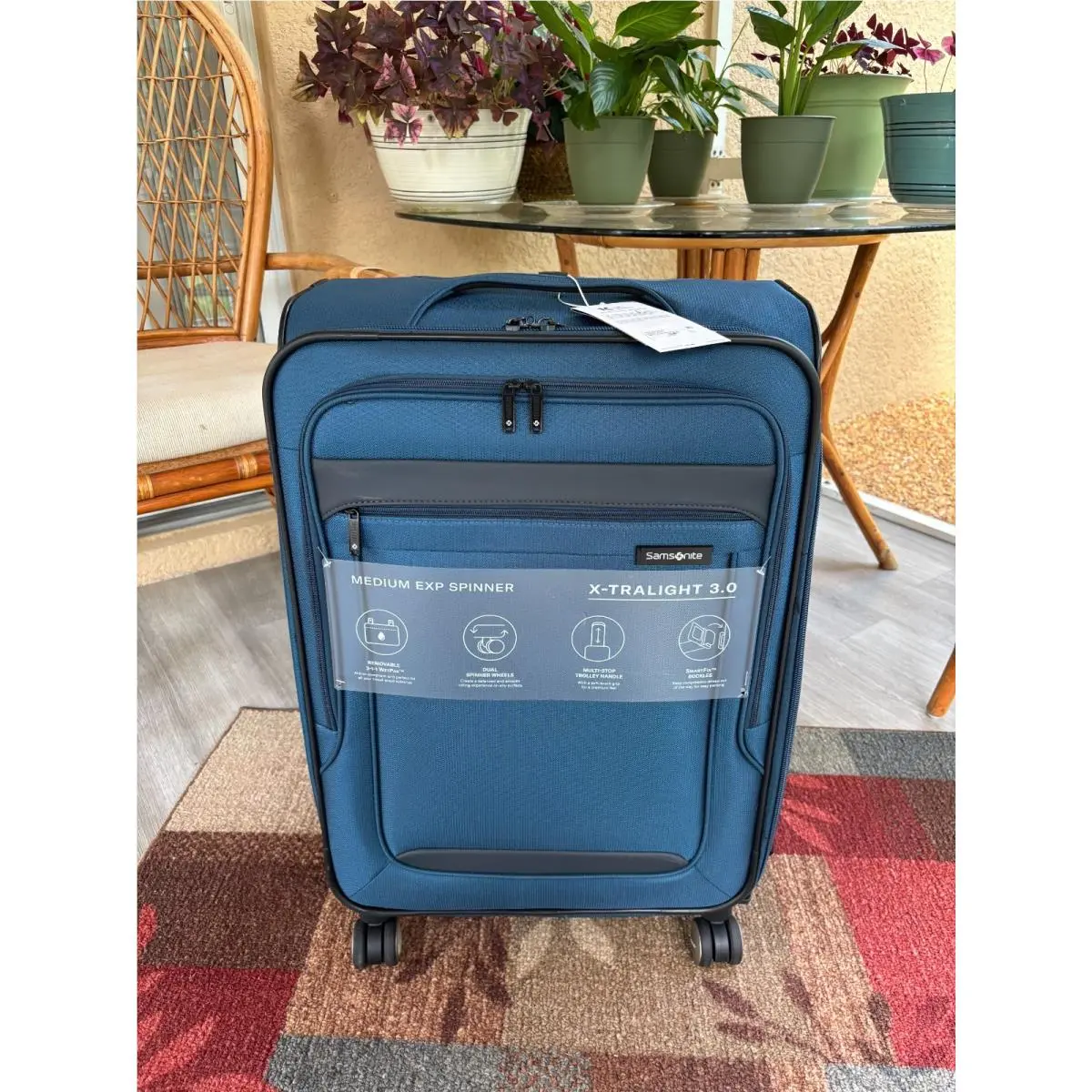 Samsonite X-tralight 3.0 25 Check-in Spinner Trolley Color: Deep Teal