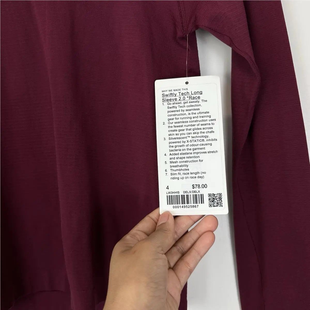 Lululemon clothing - deep Luxe 5