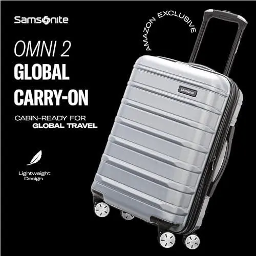 Samsonite Samsomnite Omni 2 Global Travel Carry-on Spinner Luggage Compact 138452-7722