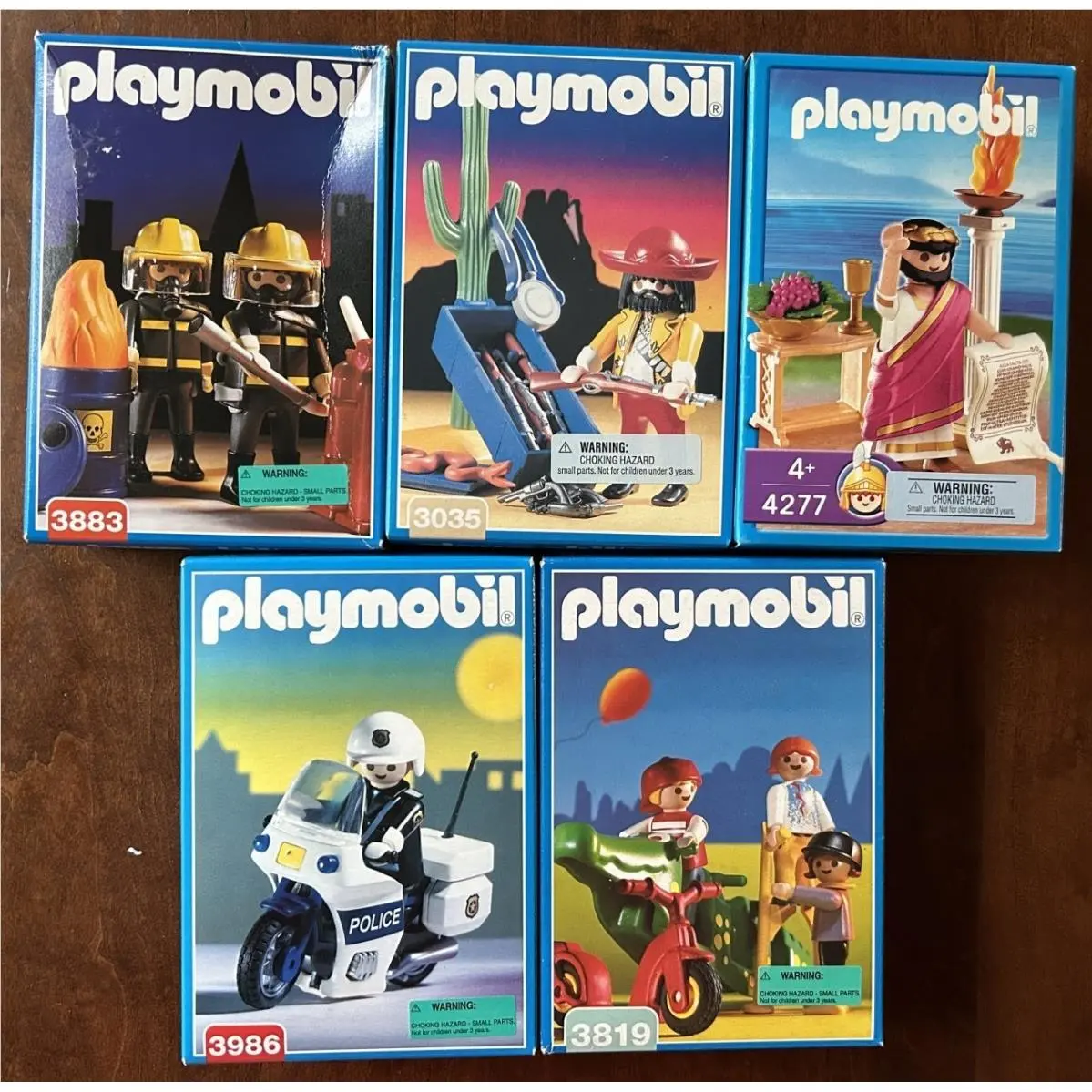 Playmobil 3883 3035 3986 4277 3819 in Boxes 1990’s