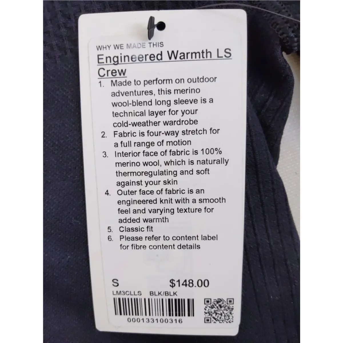 Lululemon clothing - Lululemon Engineered Warmth - Engineered Warmth - Black 8