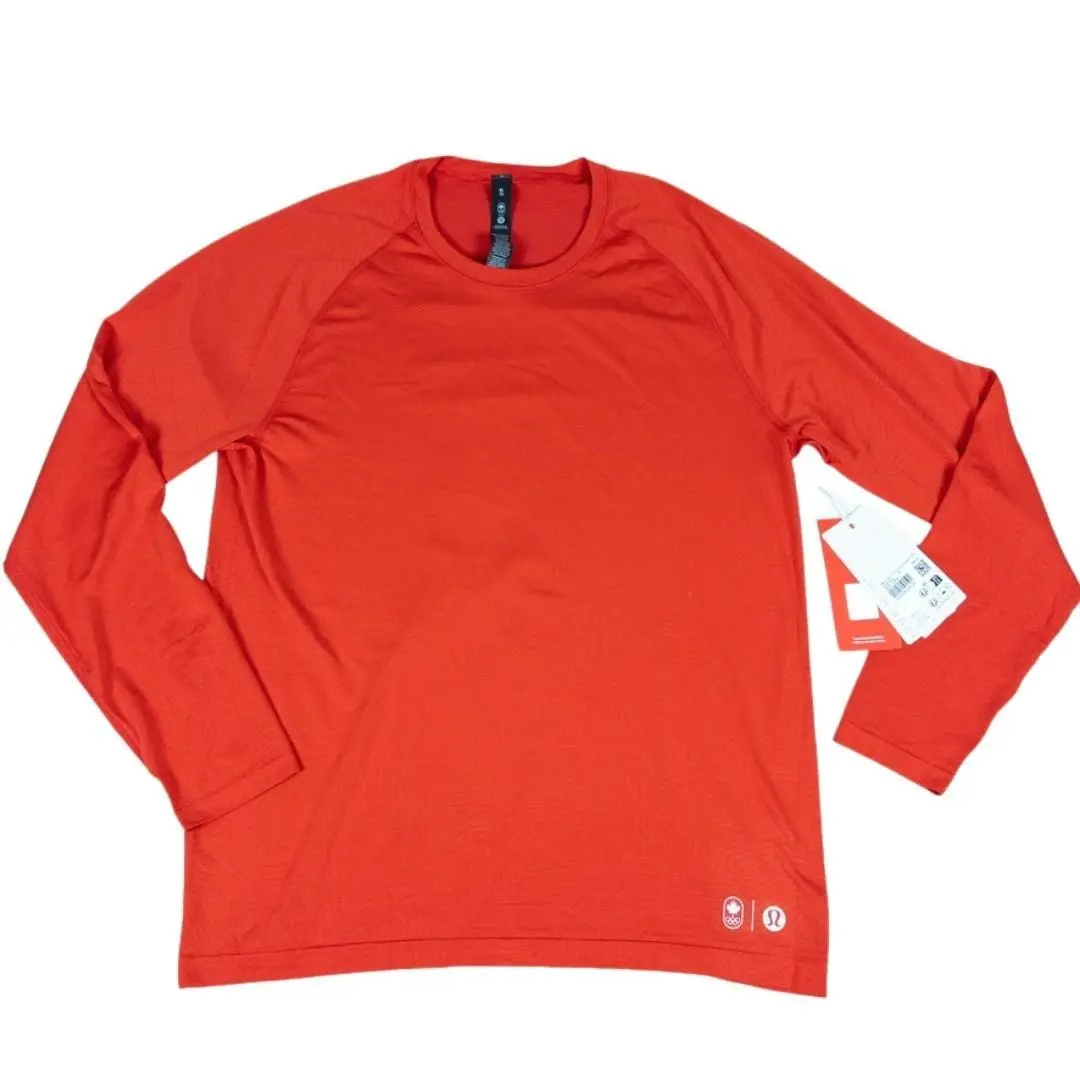 Lululemon Team Canada Men`s Metal Vent Shirt 2026 Olympics XL Maple Leaf