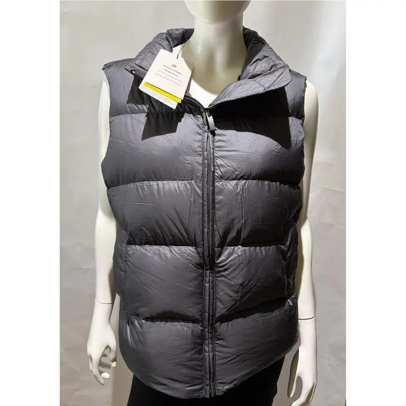 Lululemon Featherweight 900-DOWN-FILL Puffer Vest X-small XS LW4CHQS Grey Women