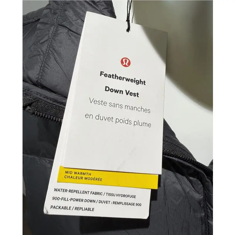 Lululemon clothing - Featherweight 900-Down-Fill Puffer Vest - Featherweight Puffer Vest - LW4CHQS Graphite Grey - Graphite Grey 0