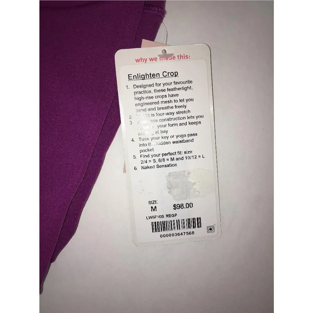 Lululemon clothing - Purple 4