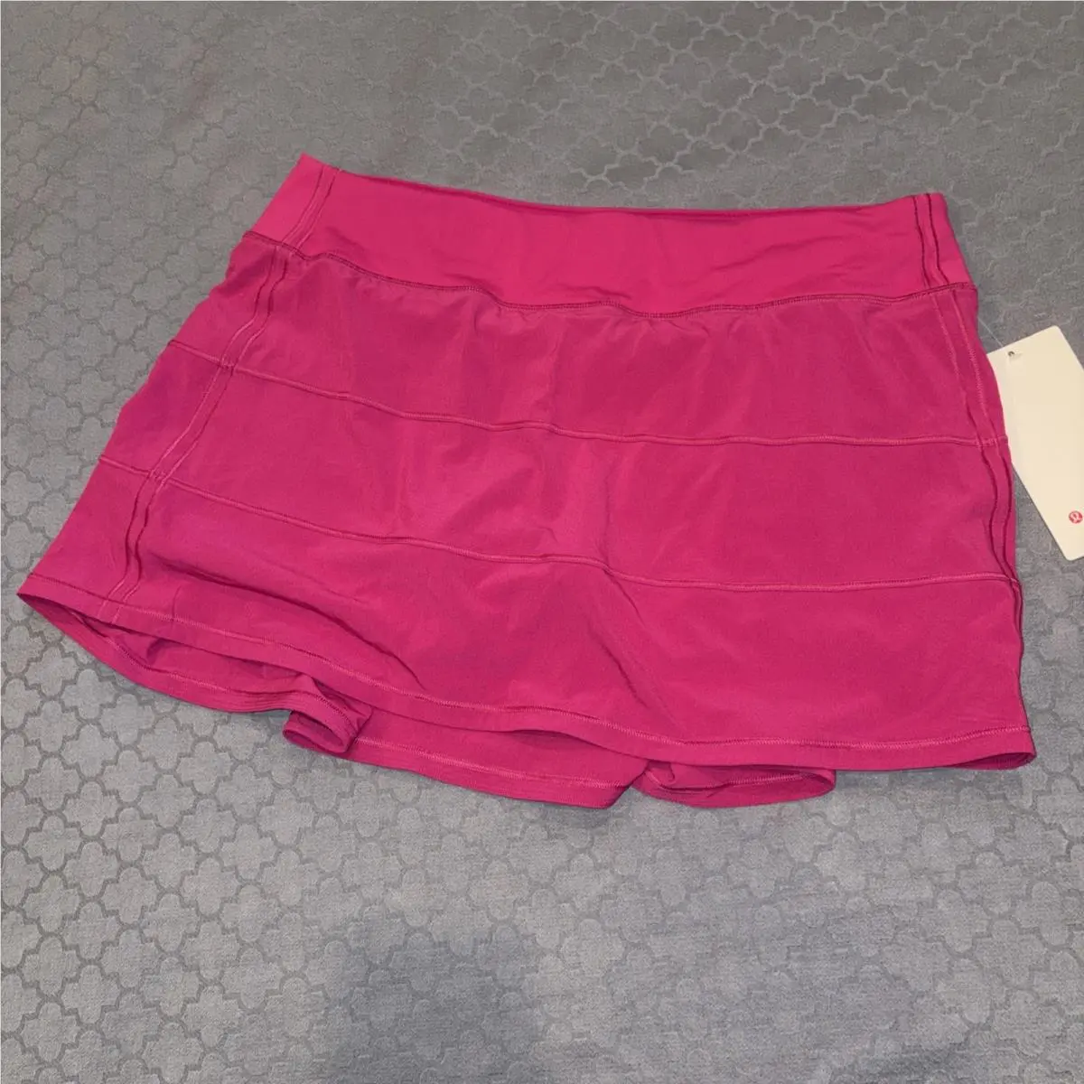 Lululemon Pace Rival Mid Rise Skirt Tall - Ripened Raspberry Pink - Sz 12
