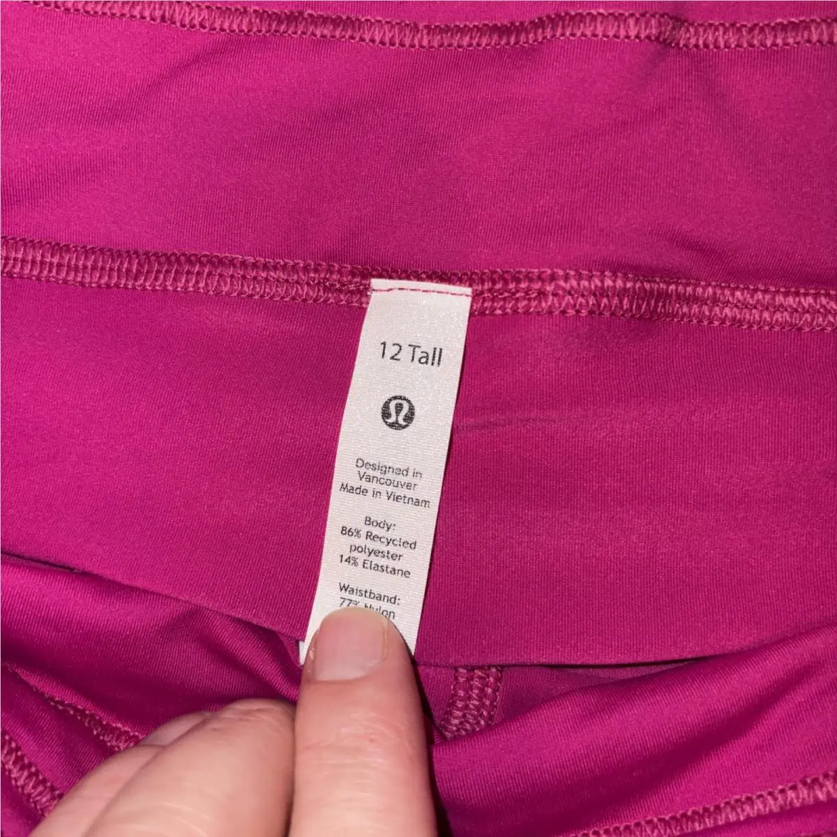 Lululemon clothing - Ripened Raspberry Pink 1