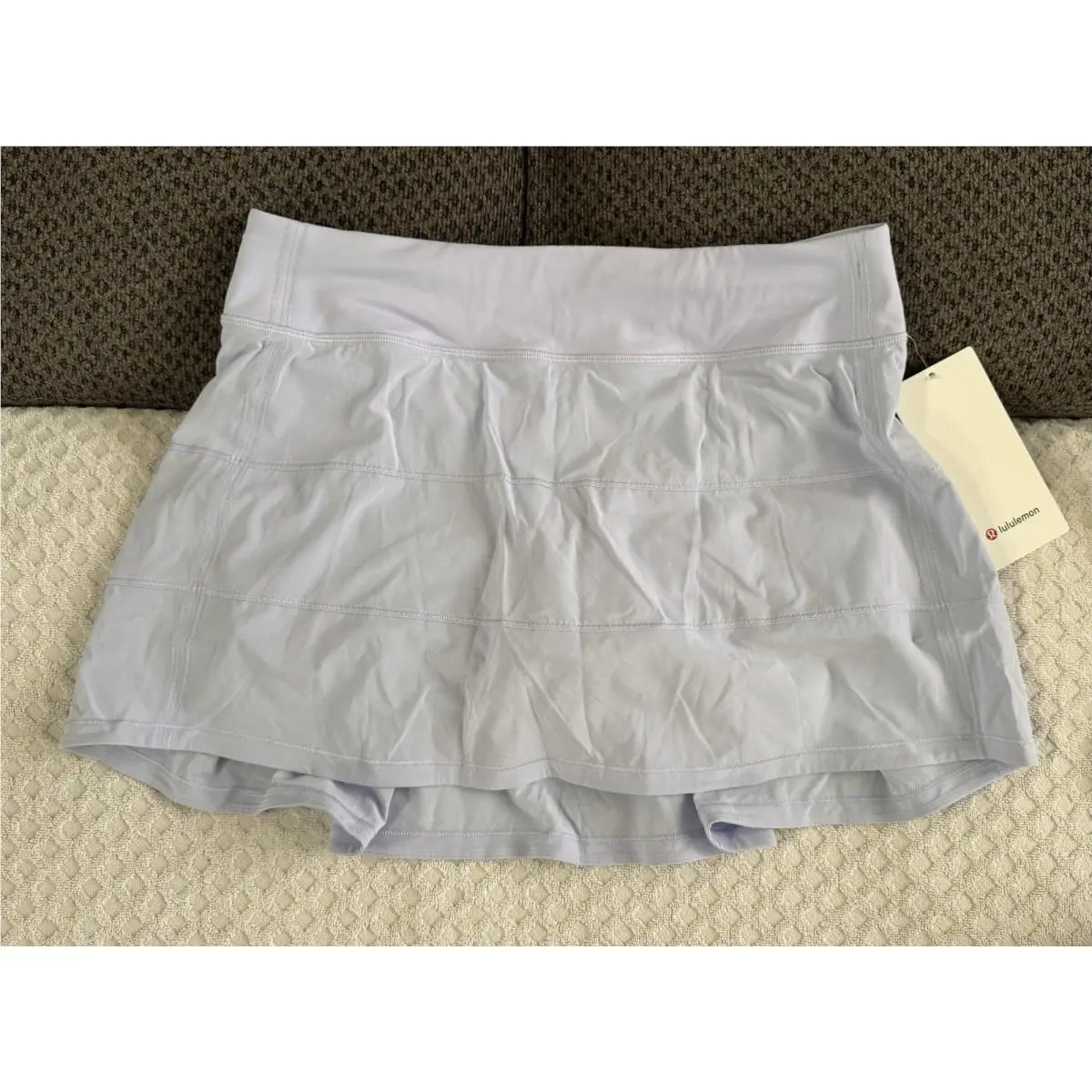 Lululemon Pace Rival Mid-rise Skirt Long Pastel Blue Size 8 Medium Rise W8AADT