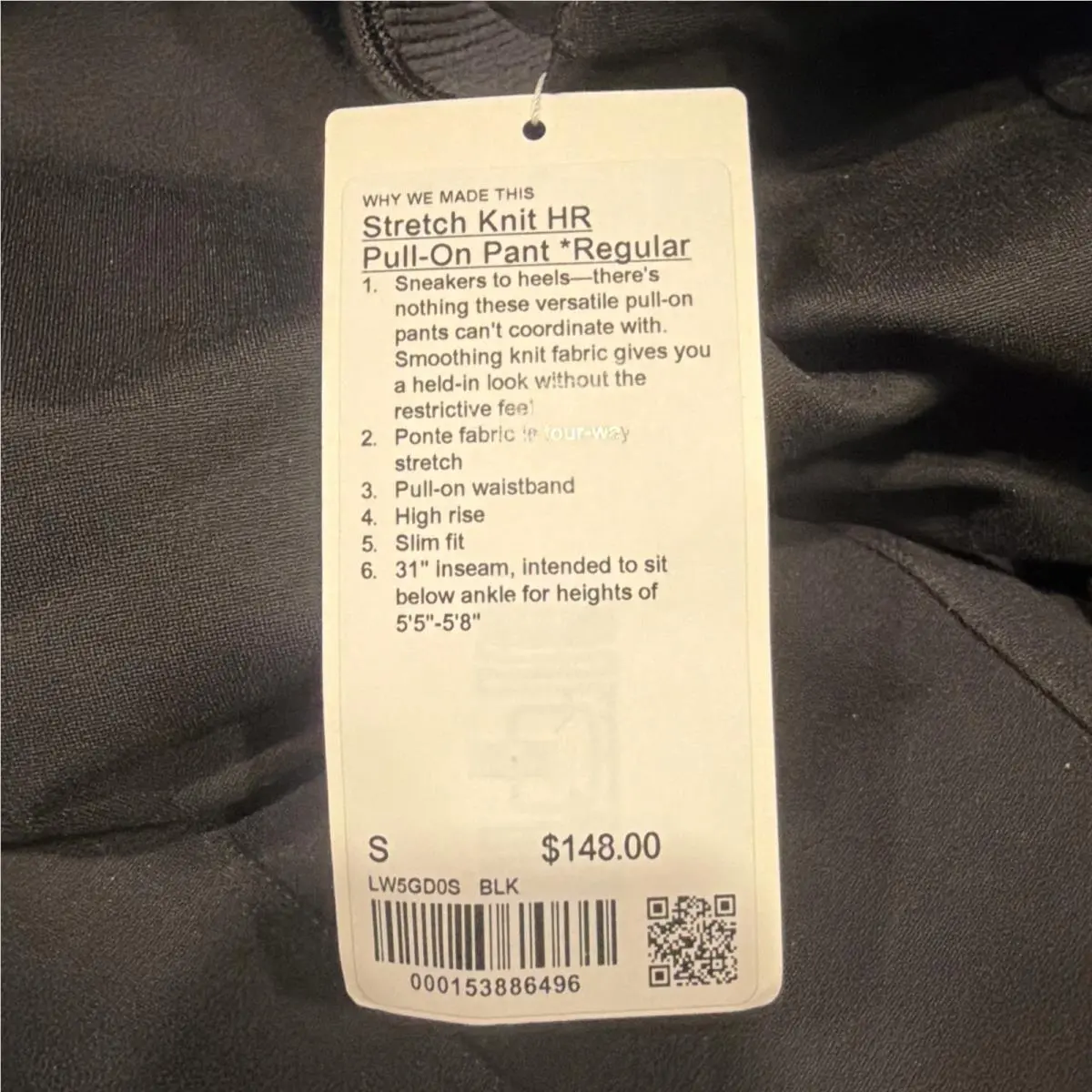 Lululemon clothing - Black 3