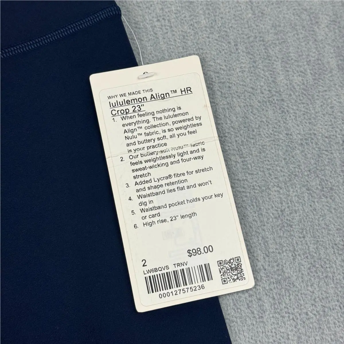 Lululemon clothing - Blue 2