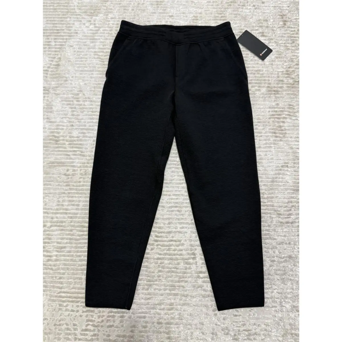 Lululemon Textured Spacer Classic Tapered Pant Jogger Black - Large
