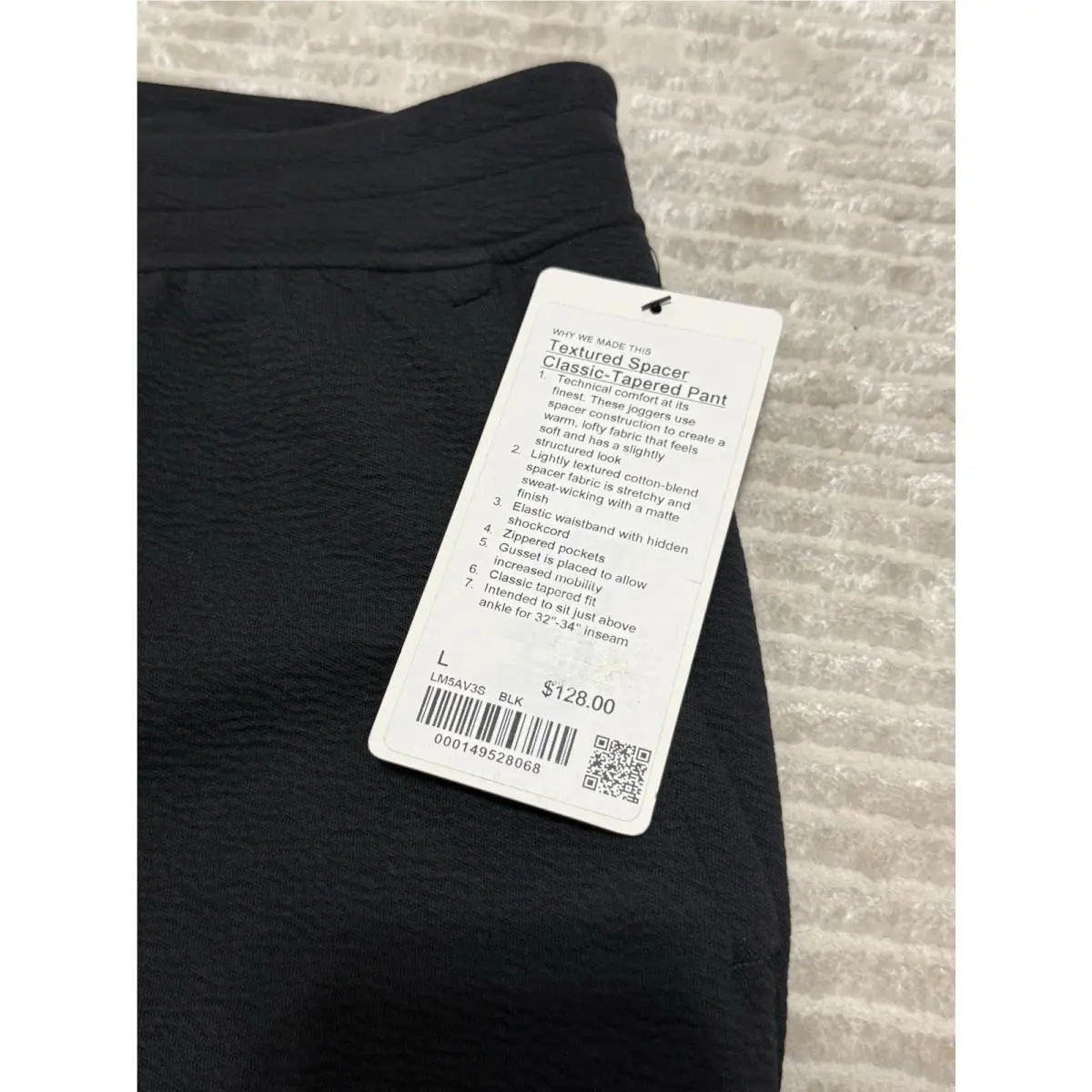 Lululemon clothing - Lululemon Textured Spacer - Textured Spacer - Black 4