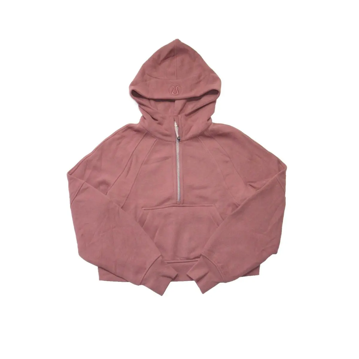 Lululemon Scuba Oversized Half Zip Hoodie in Spiced Chai Sweatshirt Xs/s