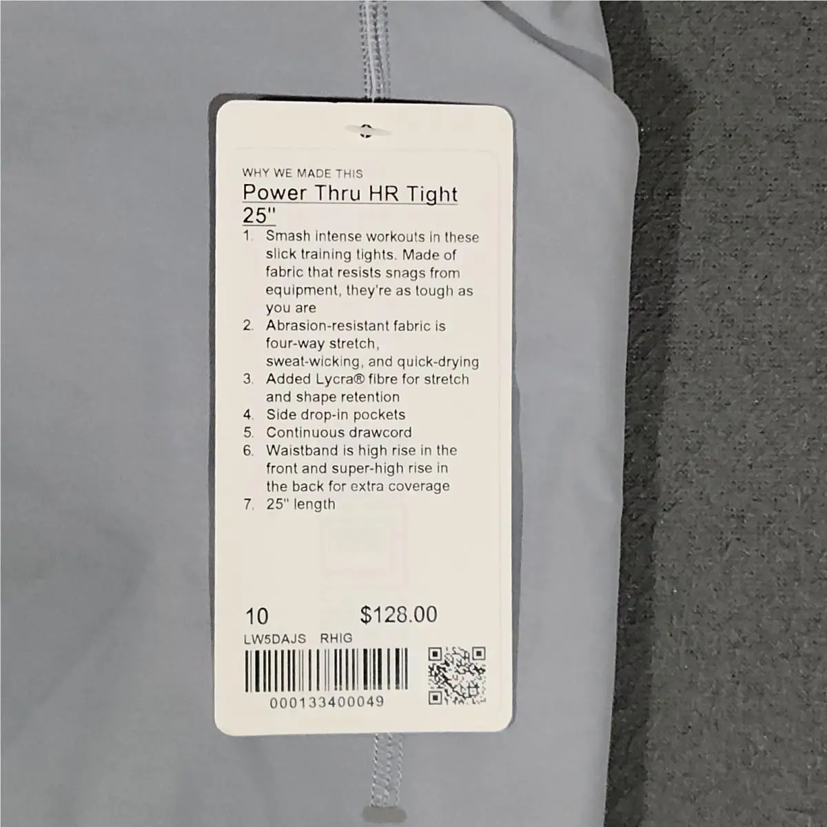 Lululemon clothing - Gray 2